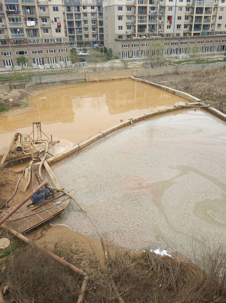 霍林郭勒沉淀池淤泥清理-厂区废水池淤泥清淤